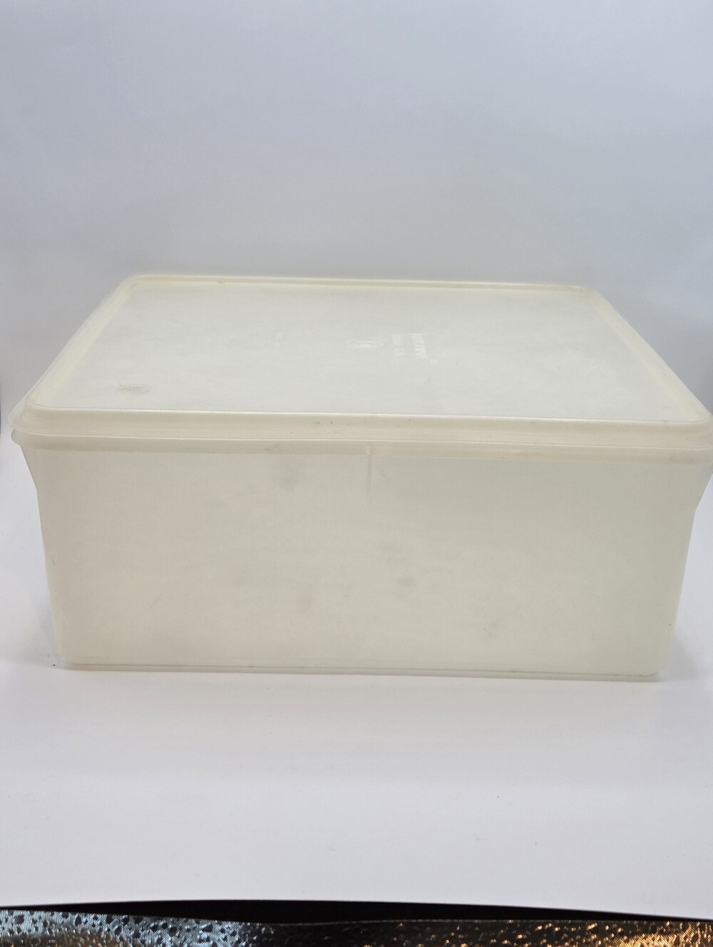 Vintage Tupperware Large Square Keeper